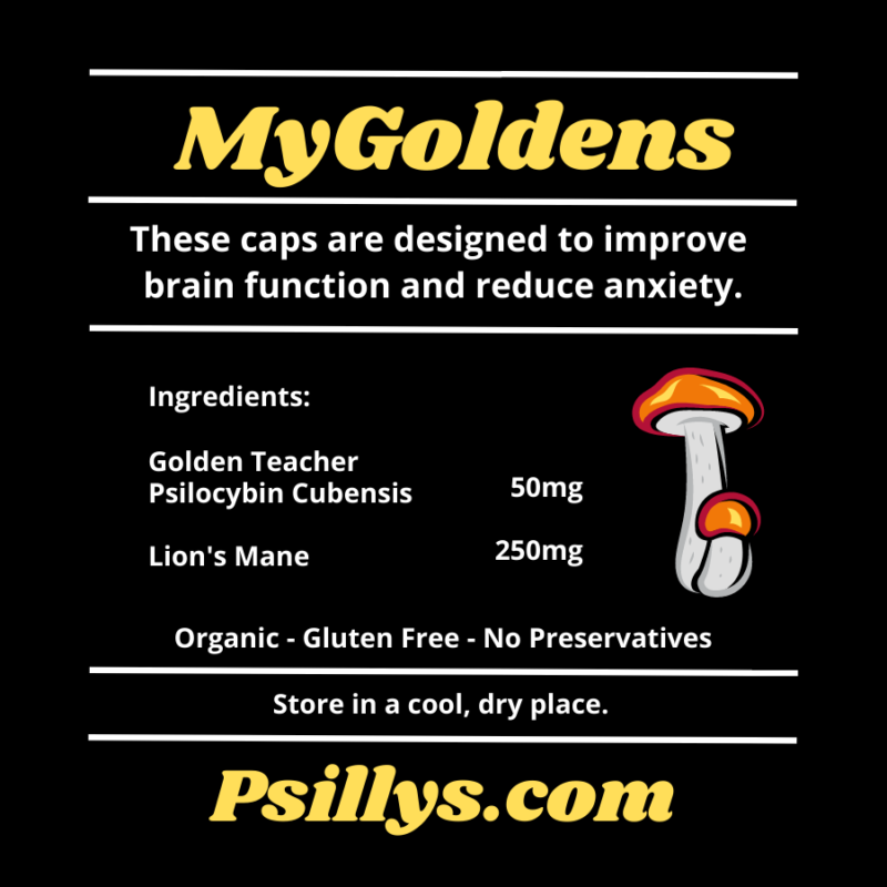 Psilly's MyGoldens Microdose Caps