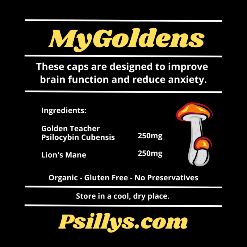 Psilly's MyGoldens Microdose Caps